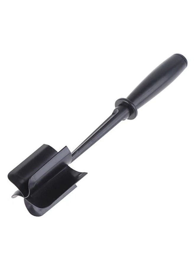 HOMESTAR Meat Chopper, Handheld Heat Resistant Meat Chopper and Mixer, Multi-Function Meat Mincer, Hamburger Grinder, Potato Masher Tool, Meat and Poultry Tenderizer, Kitchen Utensil, Black, 11.02x2.44 Inch - Image 1